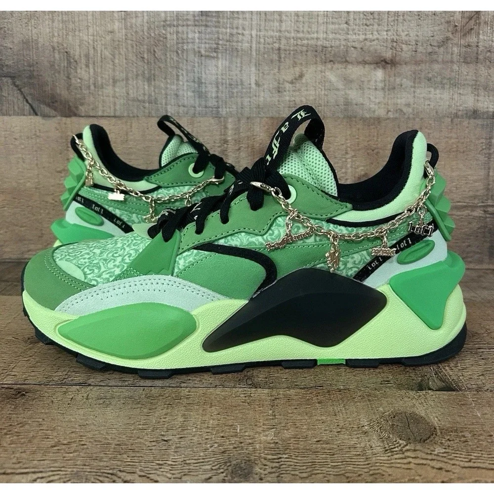 Men's Size 10 PUMA x LAMELO BALL LaFrancé RS-XL Sneakers Green‎ 395032-01 NEW